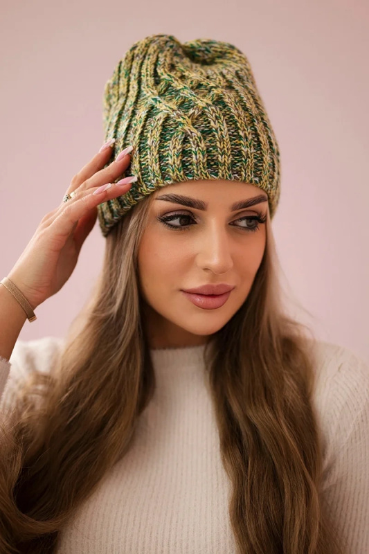 Merry K225 fleecová čepice kiwi+green UNI