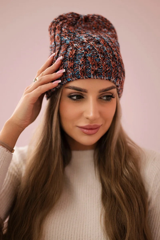 Fleecová čepice Merry K225 v červené barvě UNI