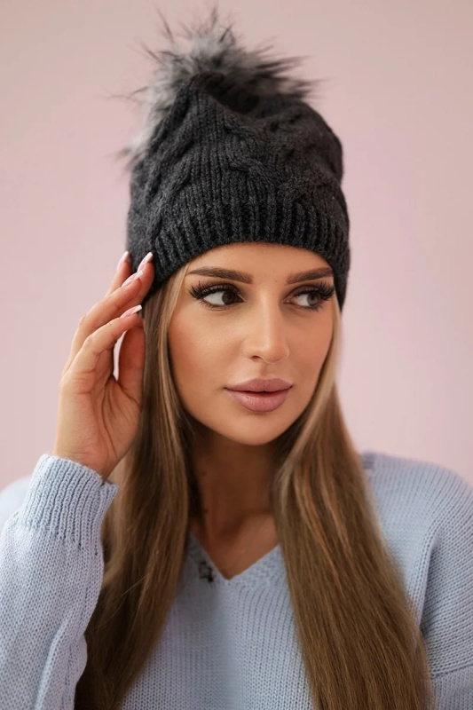 Čepice s fleecem Ela K242 graphite UNI