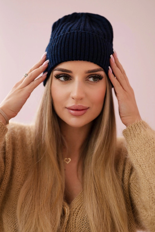 Tenká čepice Grace K211 tmavě modrá UNI