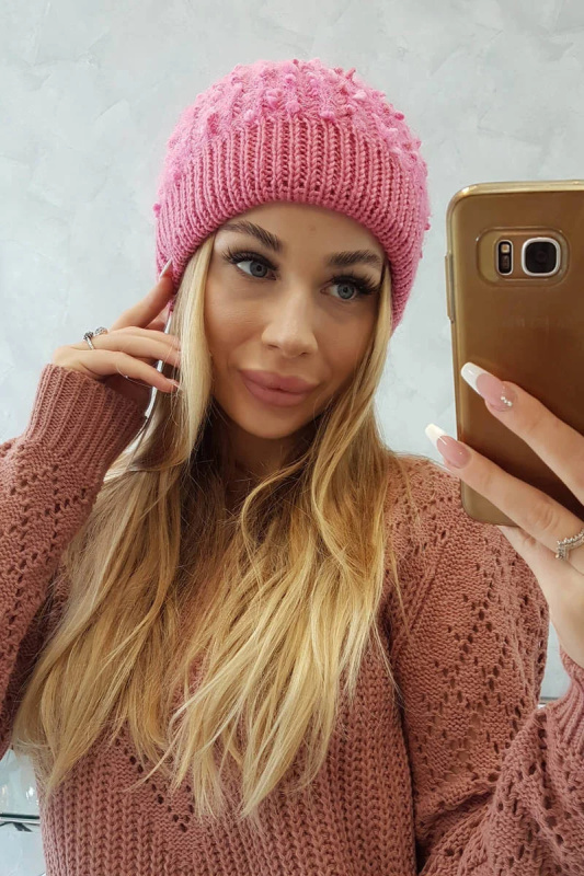 Bubble hat K219 světle růžová UNI