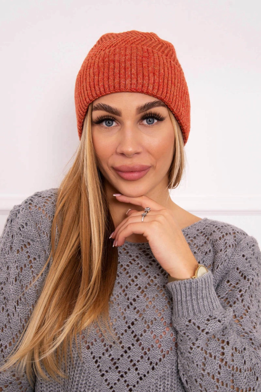 Tenká čepice Oliwia K252 červená UNI