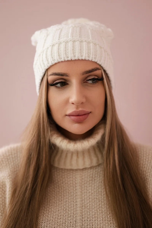 Fleecová čepice Marta K231 bílá UNI