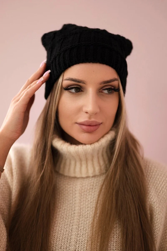 Fleecová čepice Marta K231 černá UNI