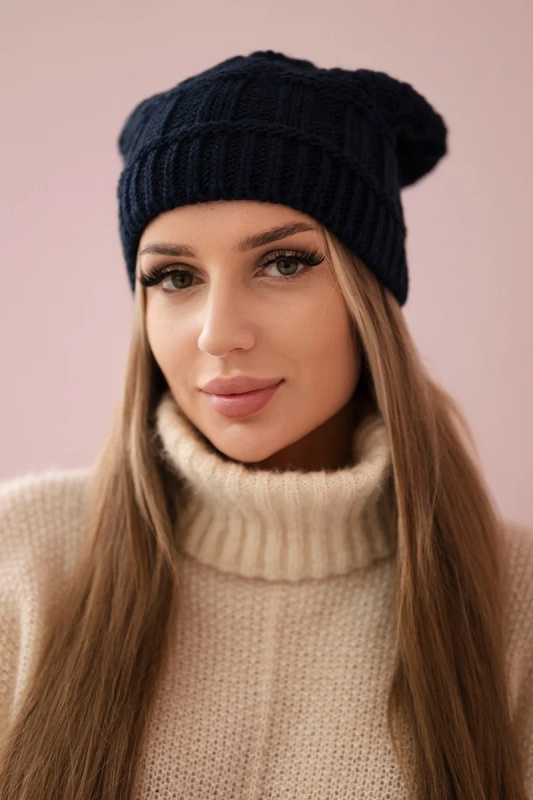 Fleecová čepice Marta K231 navy blue UNI