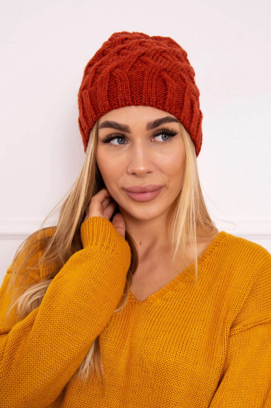 Fleecová čepice Agnes K239 červená UNI