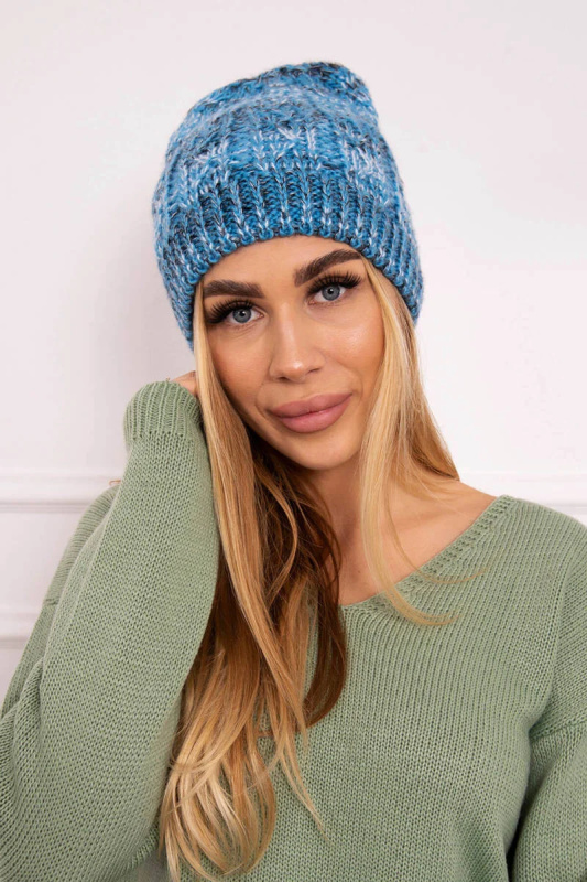 Fleecová čepice Melisa K241 modrá UNI