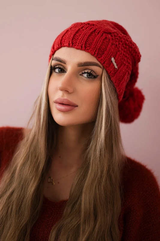 Fleecová čepice Sandra K210 raspberry UNI