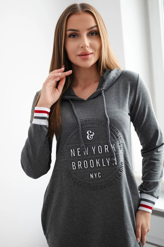 Kesi Šaty Brooklyn Barva: Šedá - tmavě, Velikost: UNI