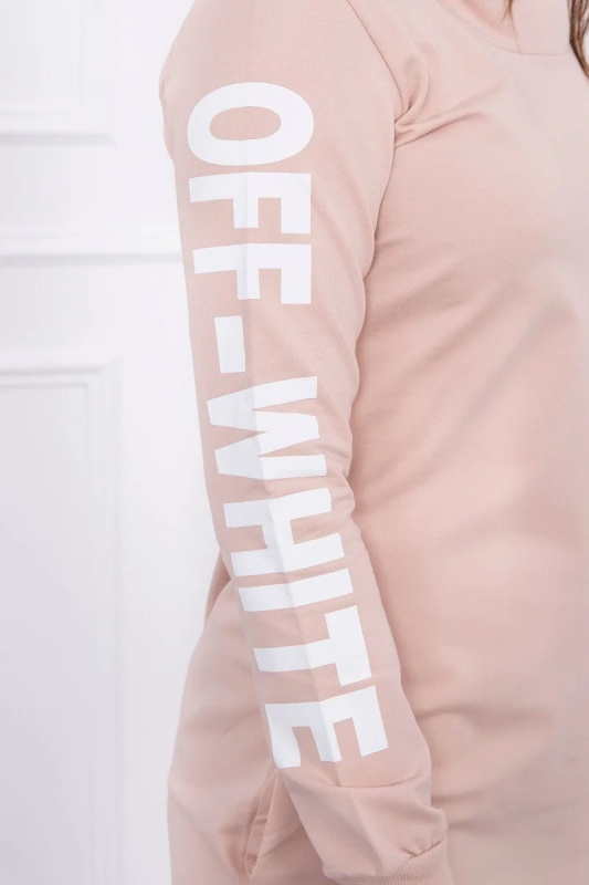 Kesi Dámské bavlněné šaty Off White Barva: Béžová, Velikost: UNI