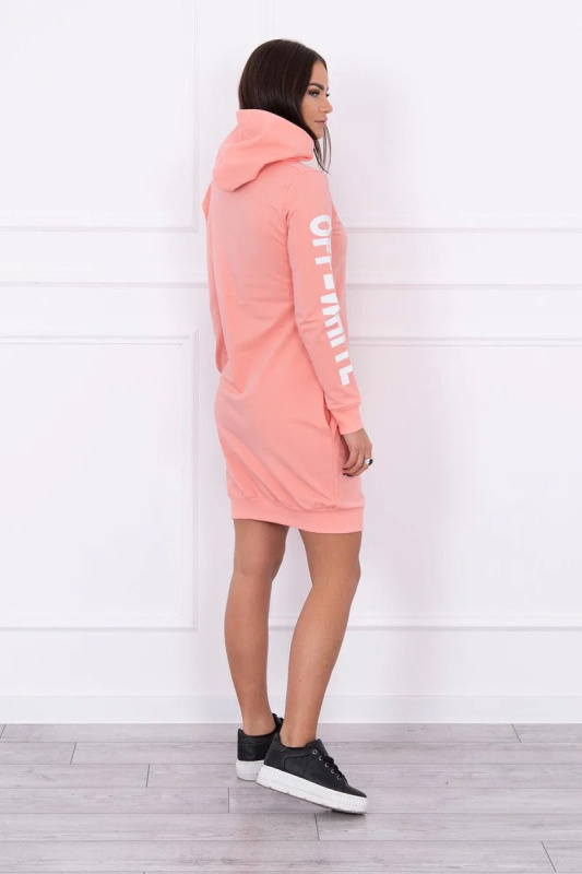 Kesi Dámské bavlněné šaty Off White Barva: Růžová, Velikost: UNI