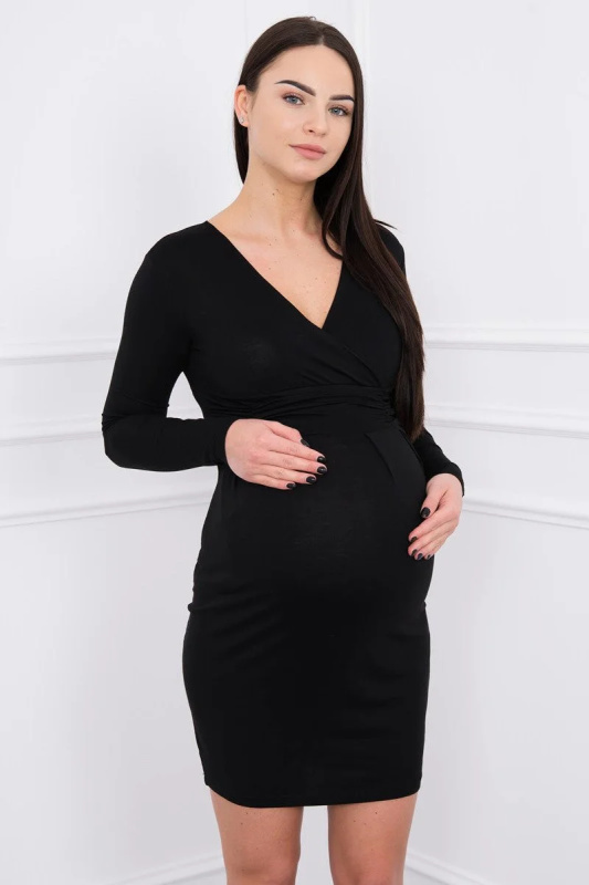 Kesi Přiléhavé šaty Ava s výřezem pod prsy Barva: Černá, Velikost: 3XL