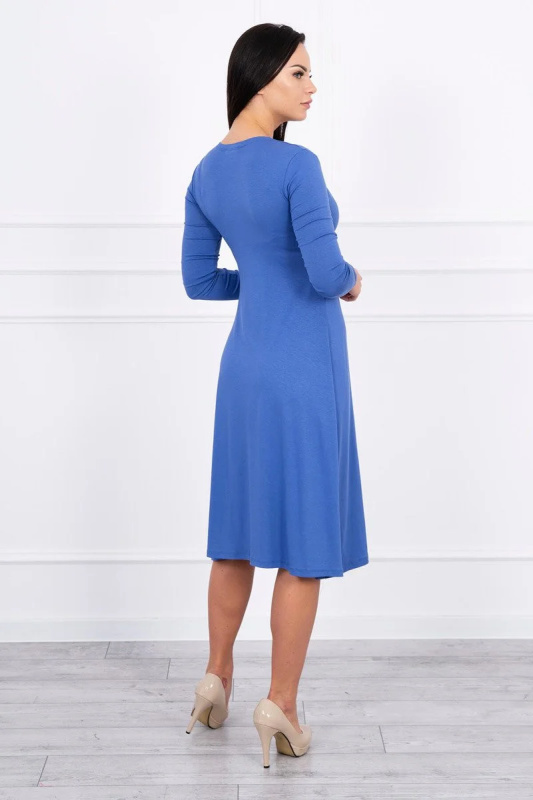 Kesi Šaty 8315 s linií poprsí Barva: Modrá, Velikost: 3XL