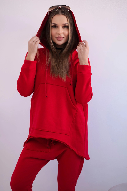 Kesi Sada Boyfriends - mikina + tepláky Barva: Červená, Velikost: UNI