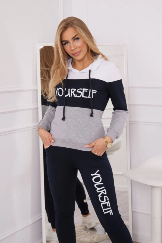 Kesi Dámská tepláková souprava Sama Barva: Modrá - tmavě, Velikost: UNI