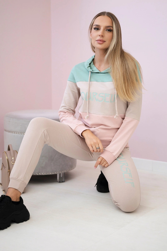 Kesi Dámská souprava Yourself - mikina + tepláky Barva: Tyrkysová, Velikost: UNI