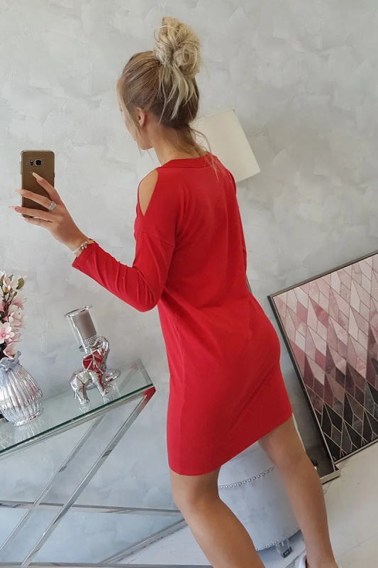 Kesi Šaty s potiskem Love Barva: Červená, Velikost: UNI