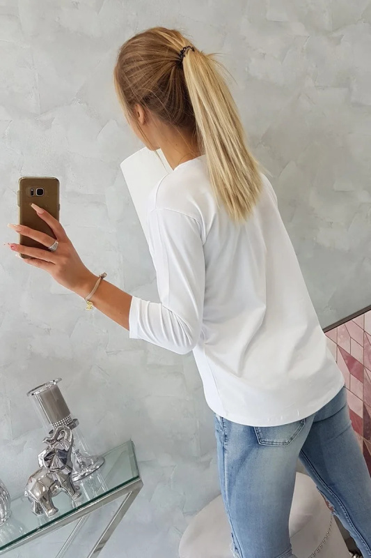 Kesi Halenka Bird s 3D grafikou Barva: Bílá, Velikost: UNI
