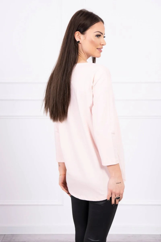 Kesi Tričko Tessa s potiskem koláží Barva: Růžová - světle, Velikost: UNI