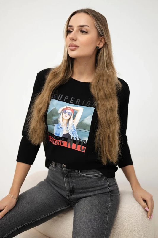 Kesi Tričko  s potiskem Superior Barva: Černá, Velikost: UNI