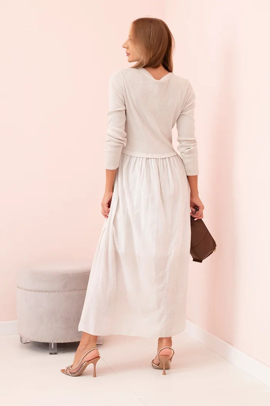 Šaty dlouhé na ramínka švestková UNI