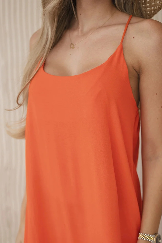 Kesi Dlouhé šaty Onyx Barva: Tmavě oranžová, Velikost: UNI