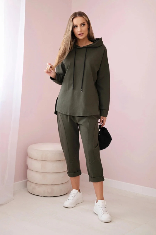 Kesi Souprava Punto Milano Winter Hoodie + kalhot Barva: Zelená, Velikost: UNI