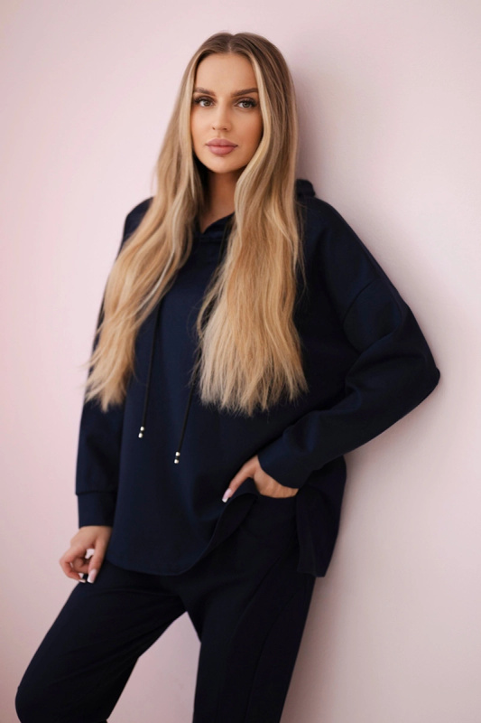 Kesi Souprava Punto Milano Winter Hoodie + kalhot Barva: Modrá - tmavě, Velikost: UNI