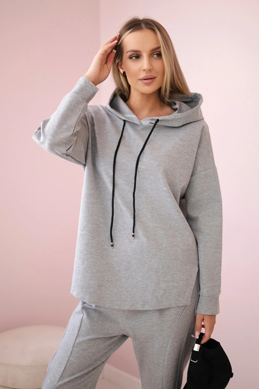 Kesi Souprava Punto Milano Winter Hoodie + kalhot Barva: Šedá, Velikost: UNI