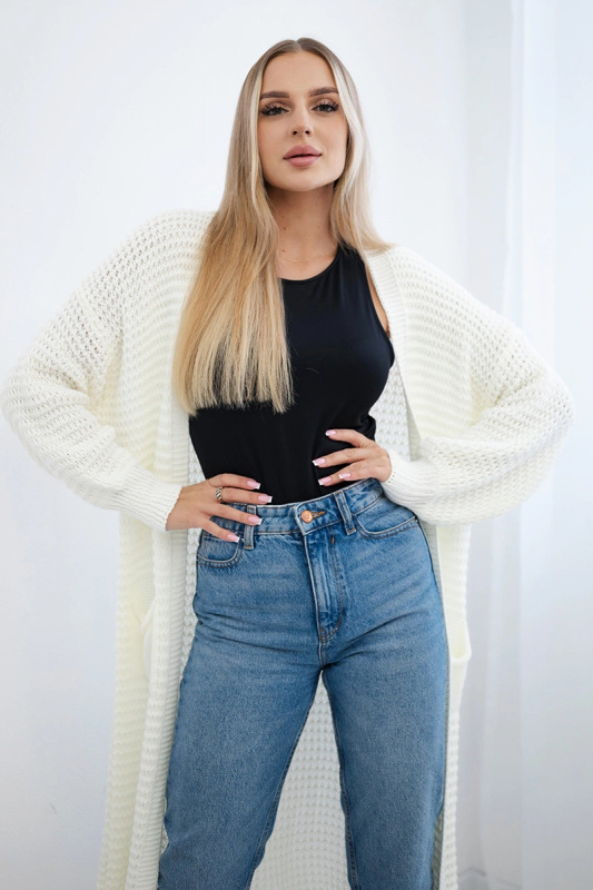 Kesi Kardigan Iman s kapsami Barva: Tělová, Velikost: UNI