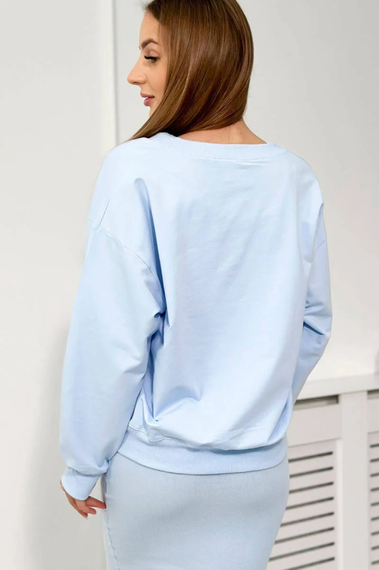 Kesi Set Alma - halenka + pruhované šaty Barva: Modrá, Velikost: UNI