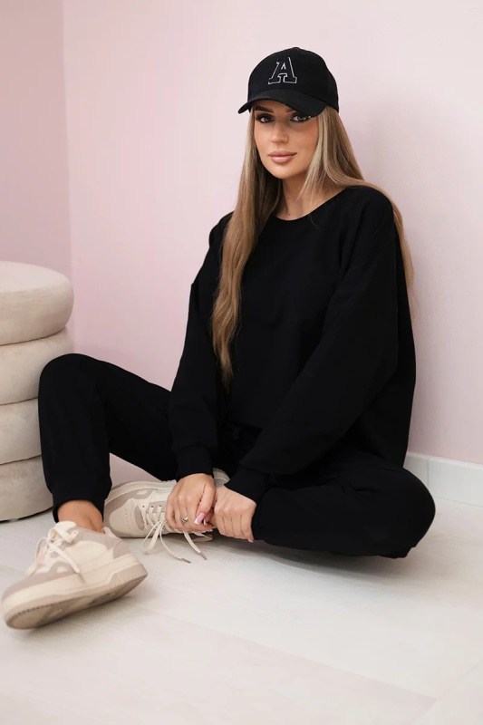 Kesi Dámská souprava Emma  - mikina + tepláky Barva: Černá, Velikost: UNI