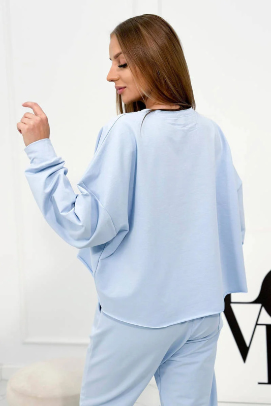 Kesi Dámská souprava Emma  - mikina + tepláky Barva: Modrá, Velikost: UNI