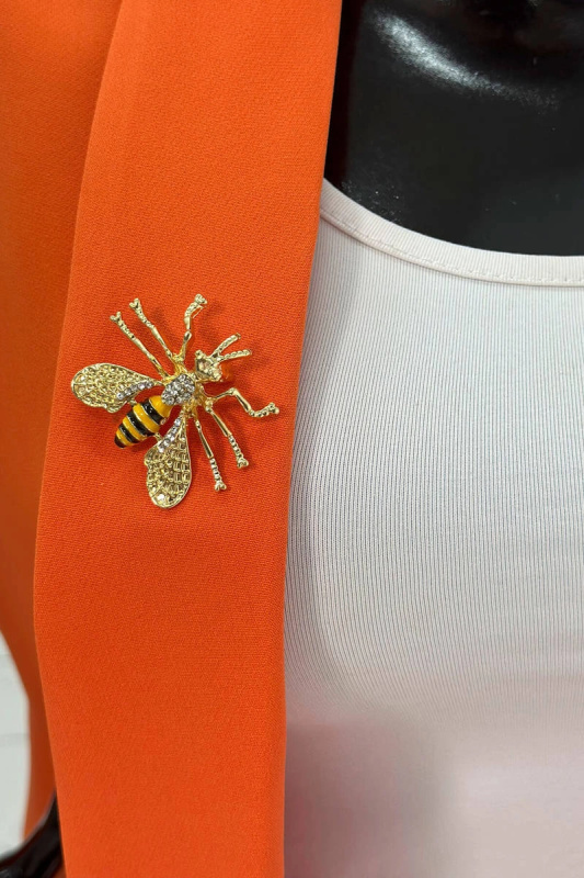 Brož včela A-2-21-9 černý UNI