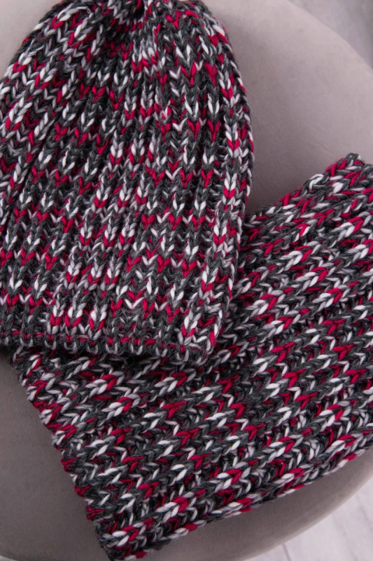 Dámská souprava Flawia K269 červená+hnědá UNI