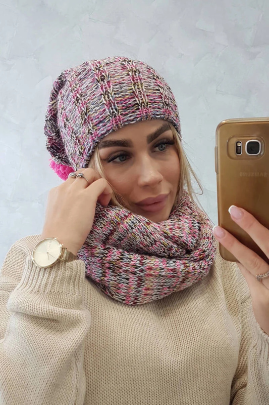Dámská fleecová souprava 4 Seasons K263 růžová UNI