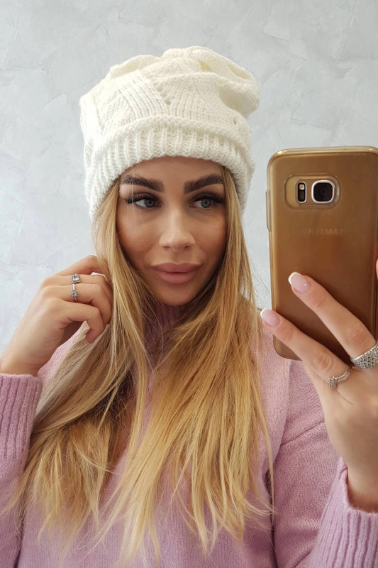 Dámská čepice Adria K296 ecru UNI