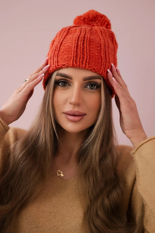 Fleecová čepice Idalia K284 červená UNI