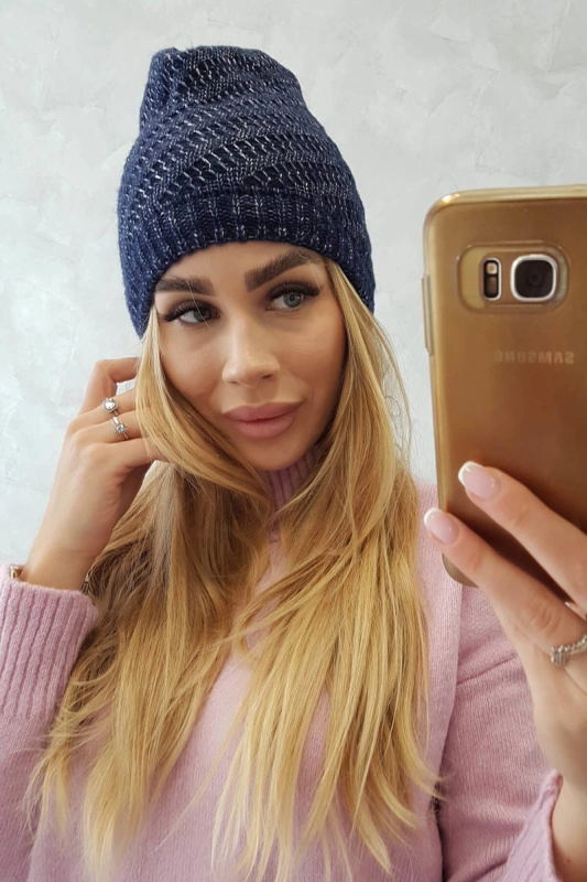 Fleecová čepice Berta K247 navy blue UNI