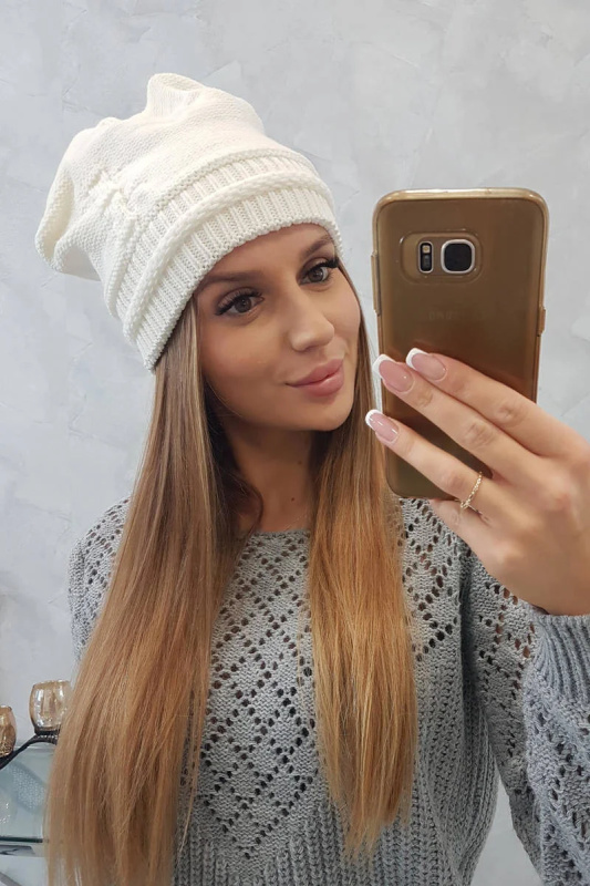Dámská čepice Kaja K339 ecru UNI