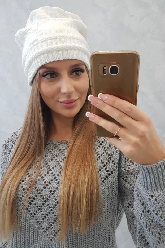 Dámská čepice Kaja K339 bílá UNI