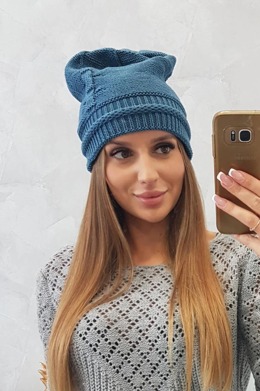 Dámská čepice Kaja K339 denim UNI