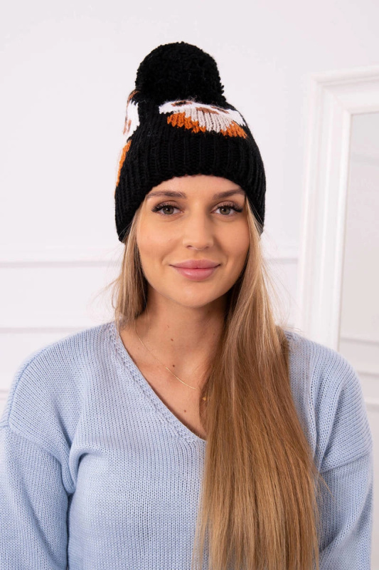 Dámská čepice Owl K340 černá UNI