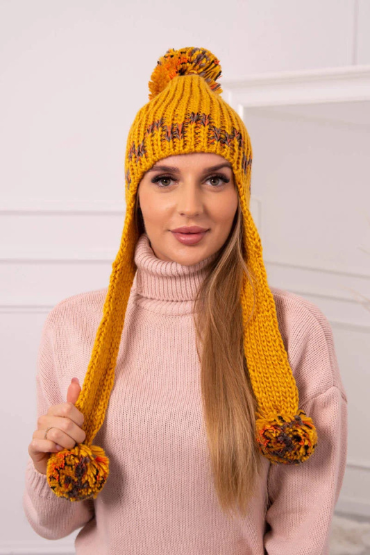 Dámská ušanka Nadia K321 hořčicová UNI