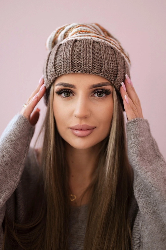 Dámská čepice Feba K330 mocca UNI