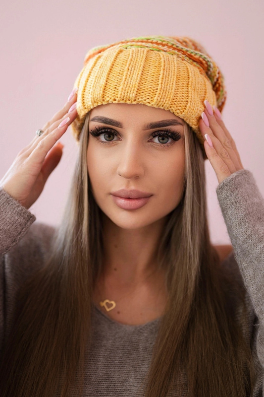 Dámská čepice Feba K330 hořčicová UNI