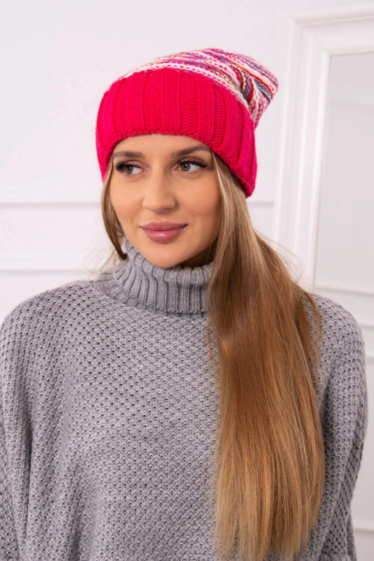 Dámská čepice Feba K330 pink neon UNI
