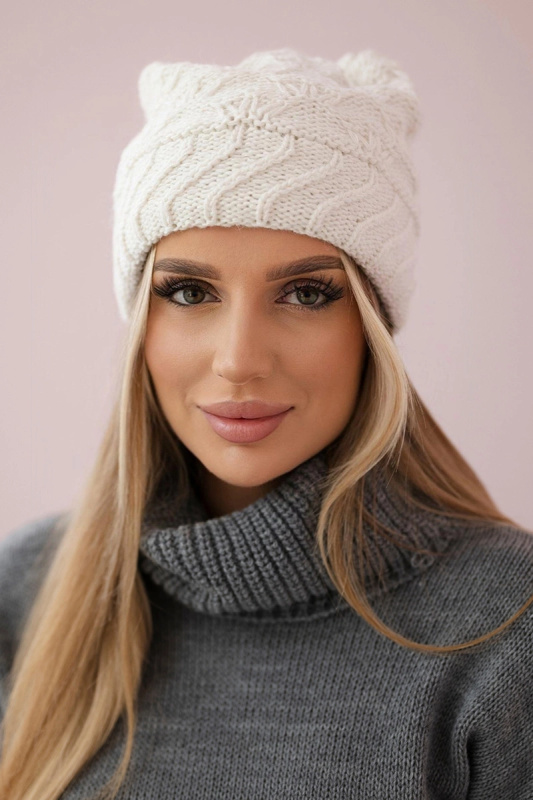 Dámská čepice Dagmara K332 ecru UNI