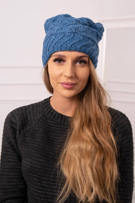 Dámská čepice Dagmara K332 dark denim UNI