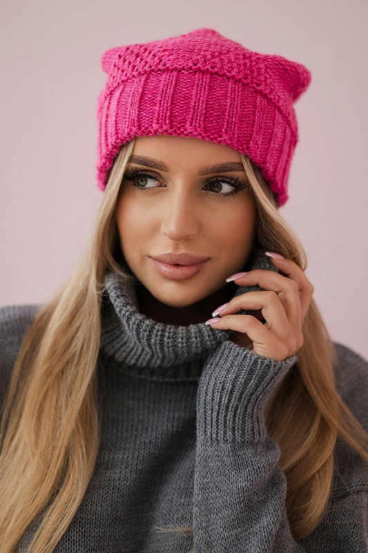 Dámská čepice Danuta K331 růžová UNI
